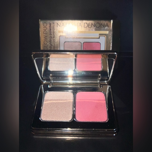 NATASHA DENONA Mini Blush Glow Duo. Rosy, Cheeks, Brighten, Light, Shiny, Smooth - Picture 5 of 8